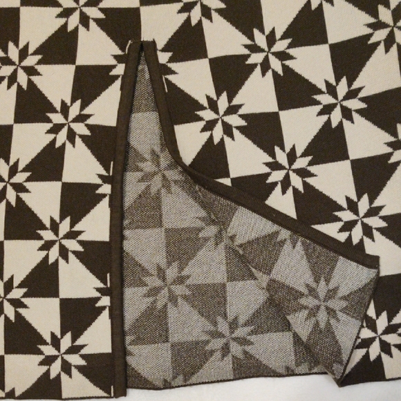 RHODE Black & White Geometric Midi Skirt - Picture 3 of 13